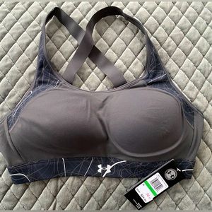 Under Armour High Support Sports Bra - Size Large
